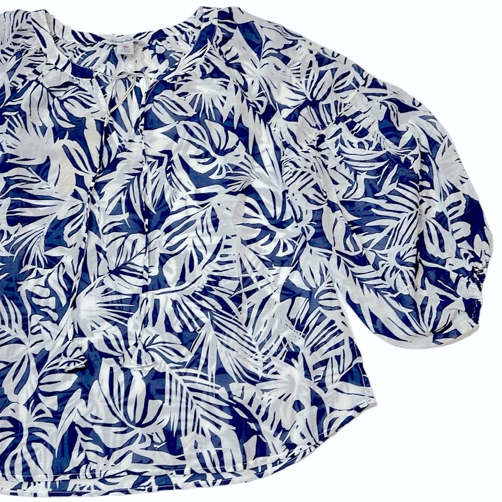 Tommy Bahama All My Fronds Top 3/4 Sleeve - Picture 7 of 14